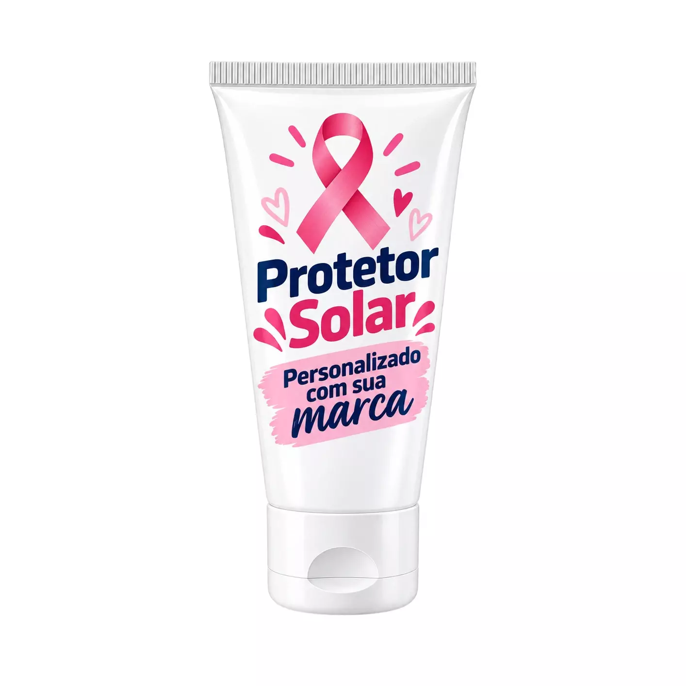 Kit Nécessaire Impermeável Outubro Rosa Personalizado 