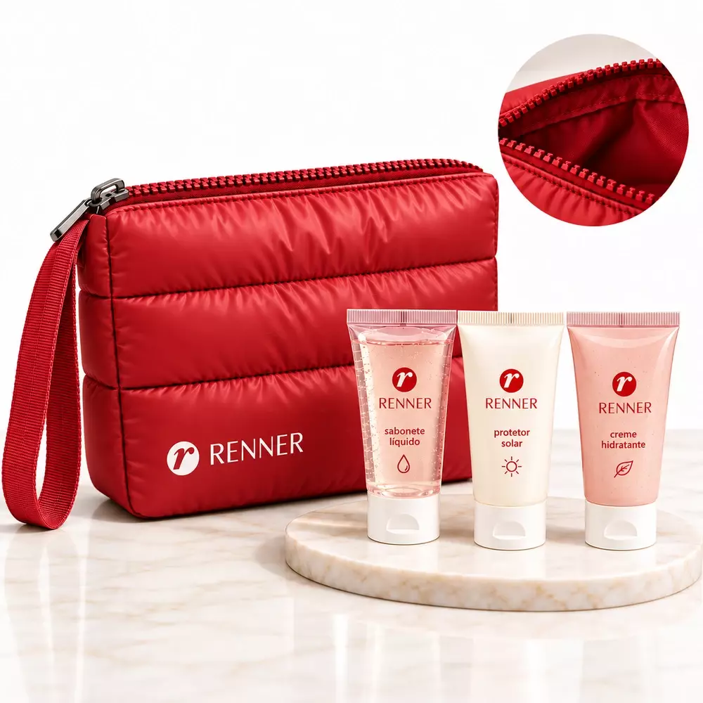 Kit Nécessaire Puffer e Cremes Personalizado 