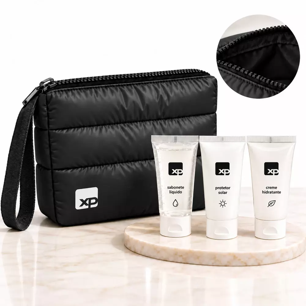 Kit Nécessaire Puffer e Cremes Personalizado 