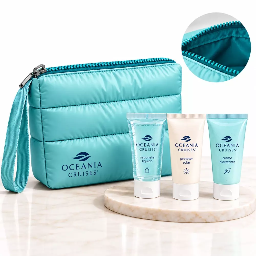 Kit Nécessaire Puffer e Cremes Personalizado 