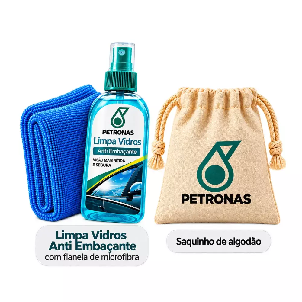 Kit Limpeza de Vidros Automotivo Personalizado 