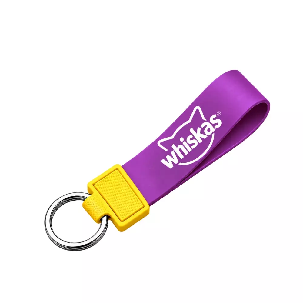 Chaveiro de Tira Bicolor em PVC Personalizado 