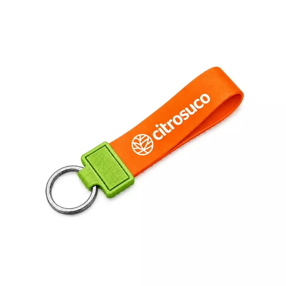 Chaveiro de Tira Bicolor em PVC Personalizado 
