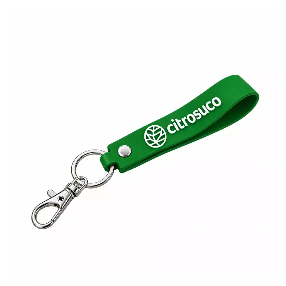Chaveiro de Tira com Mosquetão Personalizado 