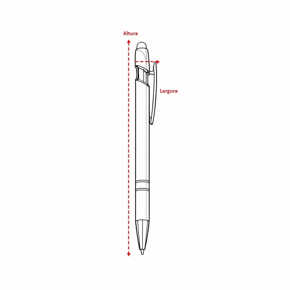 Caneta Metal Touch Personalizada 