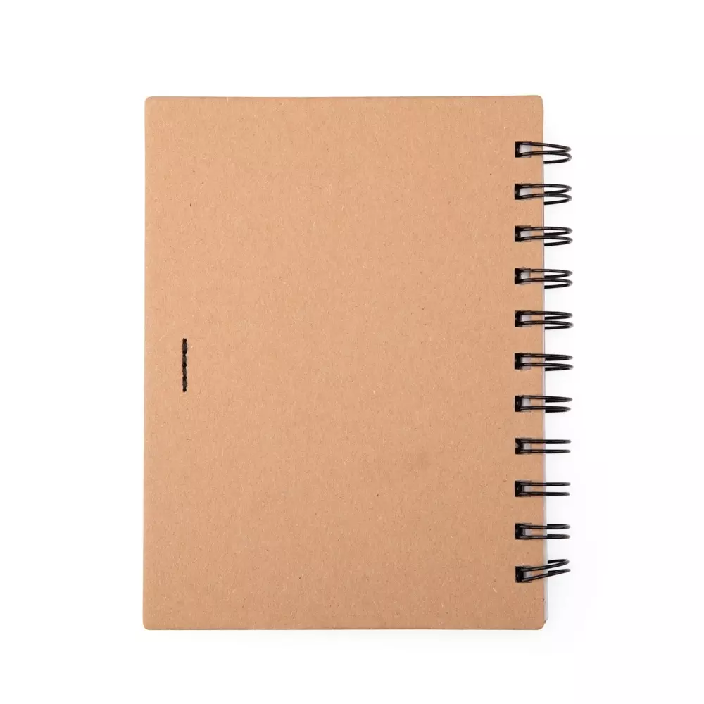 Caderno Ecológico Kraft com Caneta Personalizado - 16 x 12,7 cm 