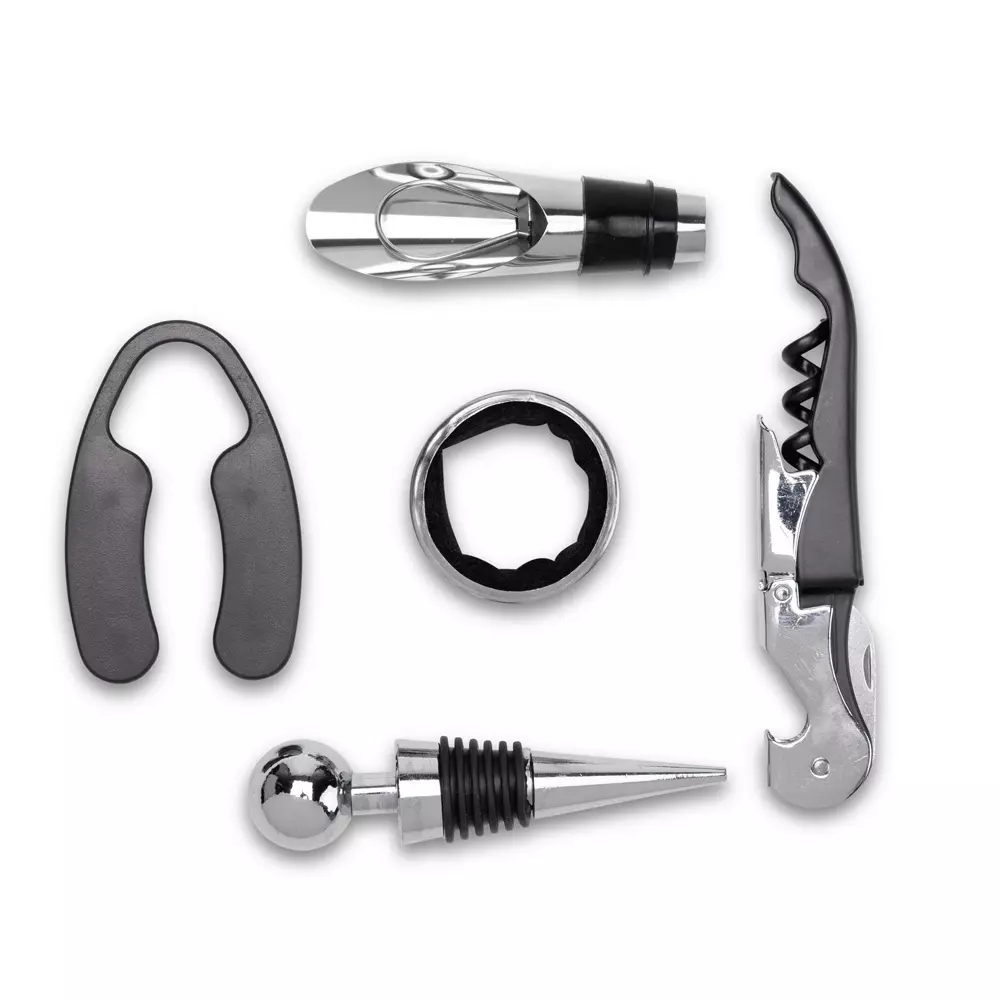 Kit Vinho em Formato Livro 5 Peças 