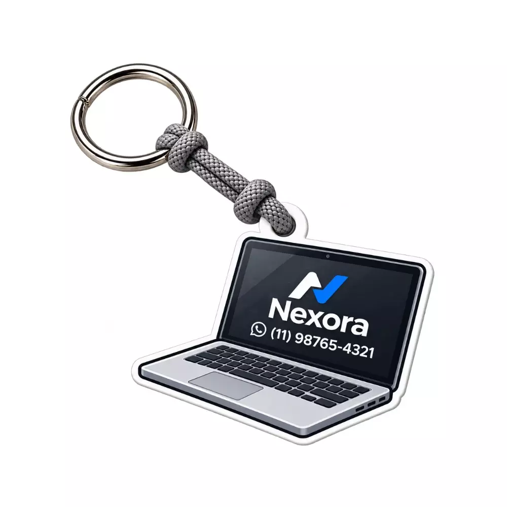 Chaveiro Emborrachado com Impressão Digital Personalizado 