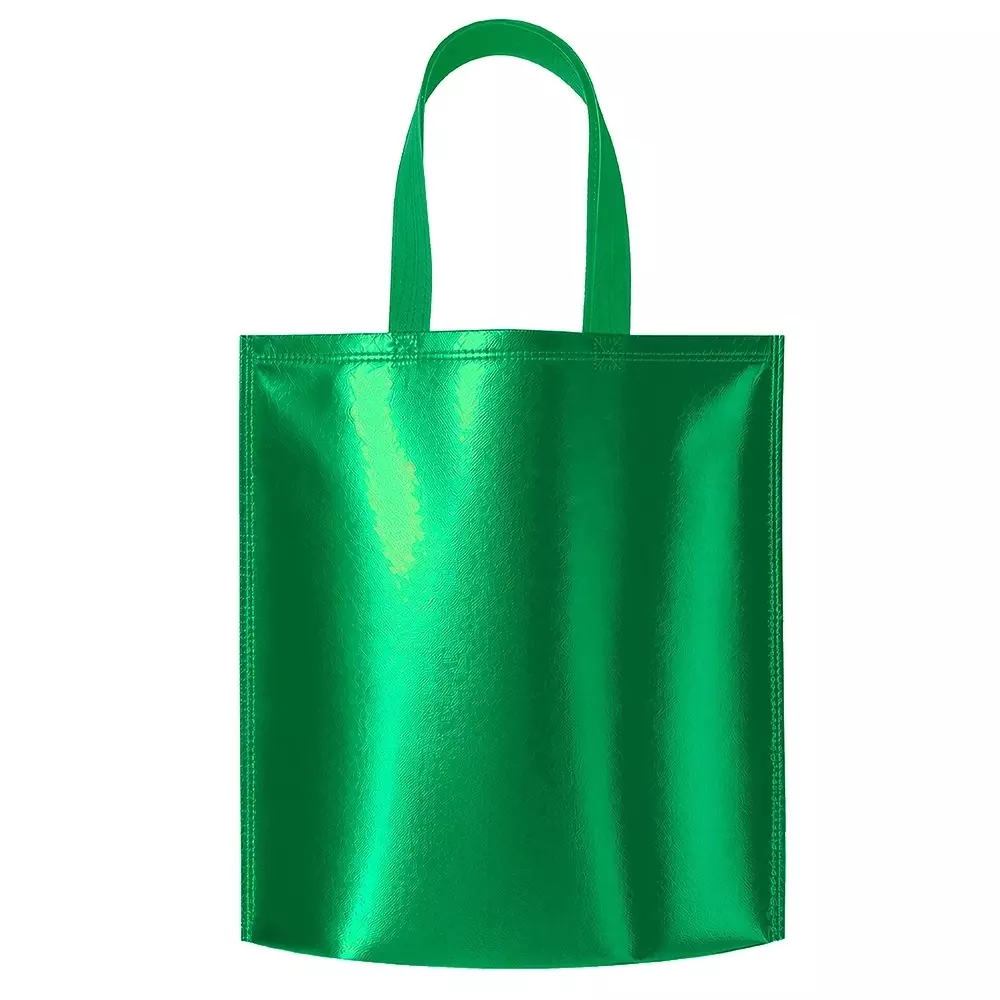 Sacola em TNT 120g/m² Metalizada Personalizada 