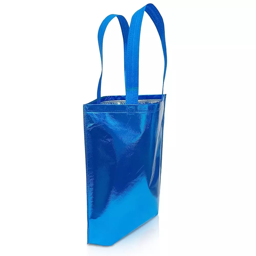 Sacola em TNT 120g/m² Metalizada Personalizada 