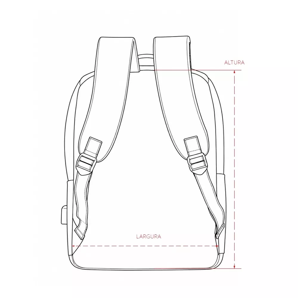 Mochila Oxford 18L Impermeável Personalizada 