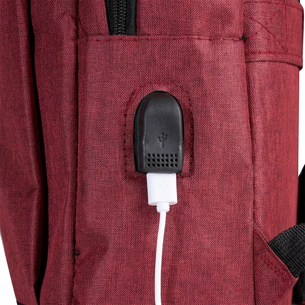 Mochila de Nylon USB 19L Personalizada 