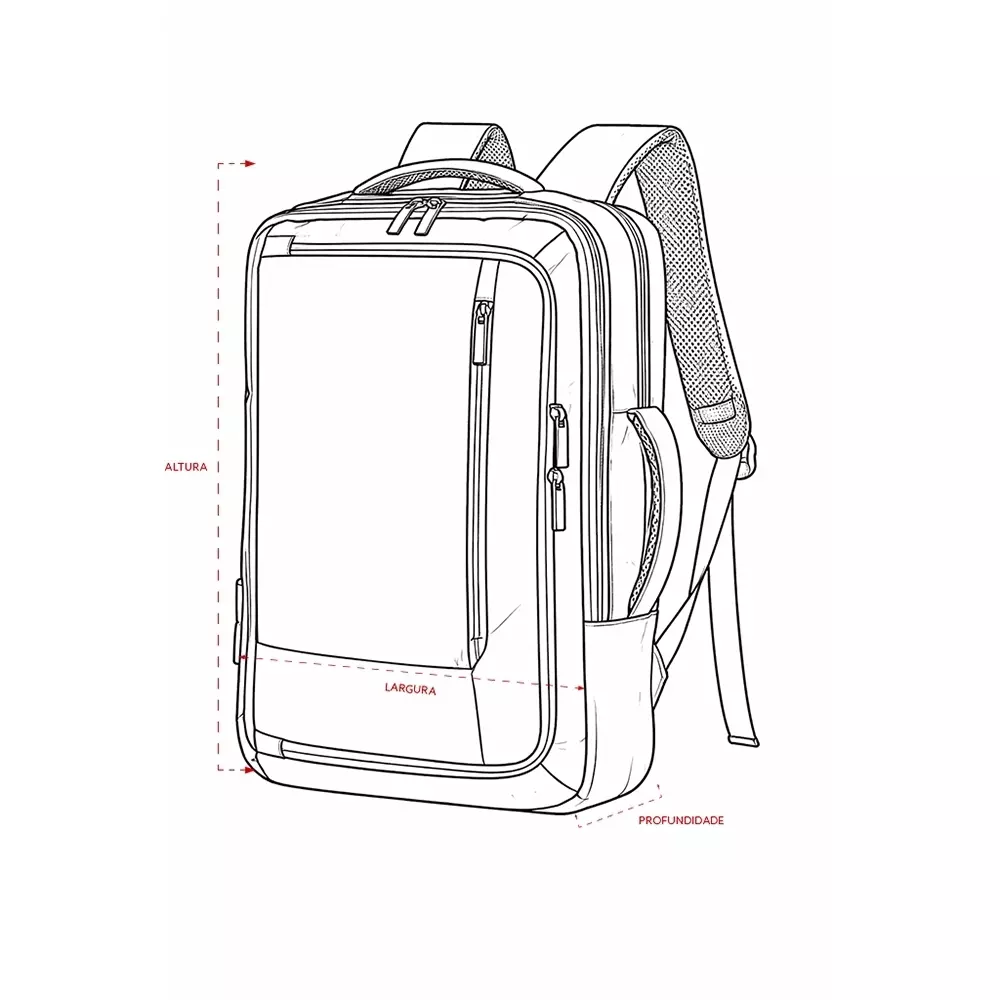 Mochila de Poliéster 21L Personalizada 