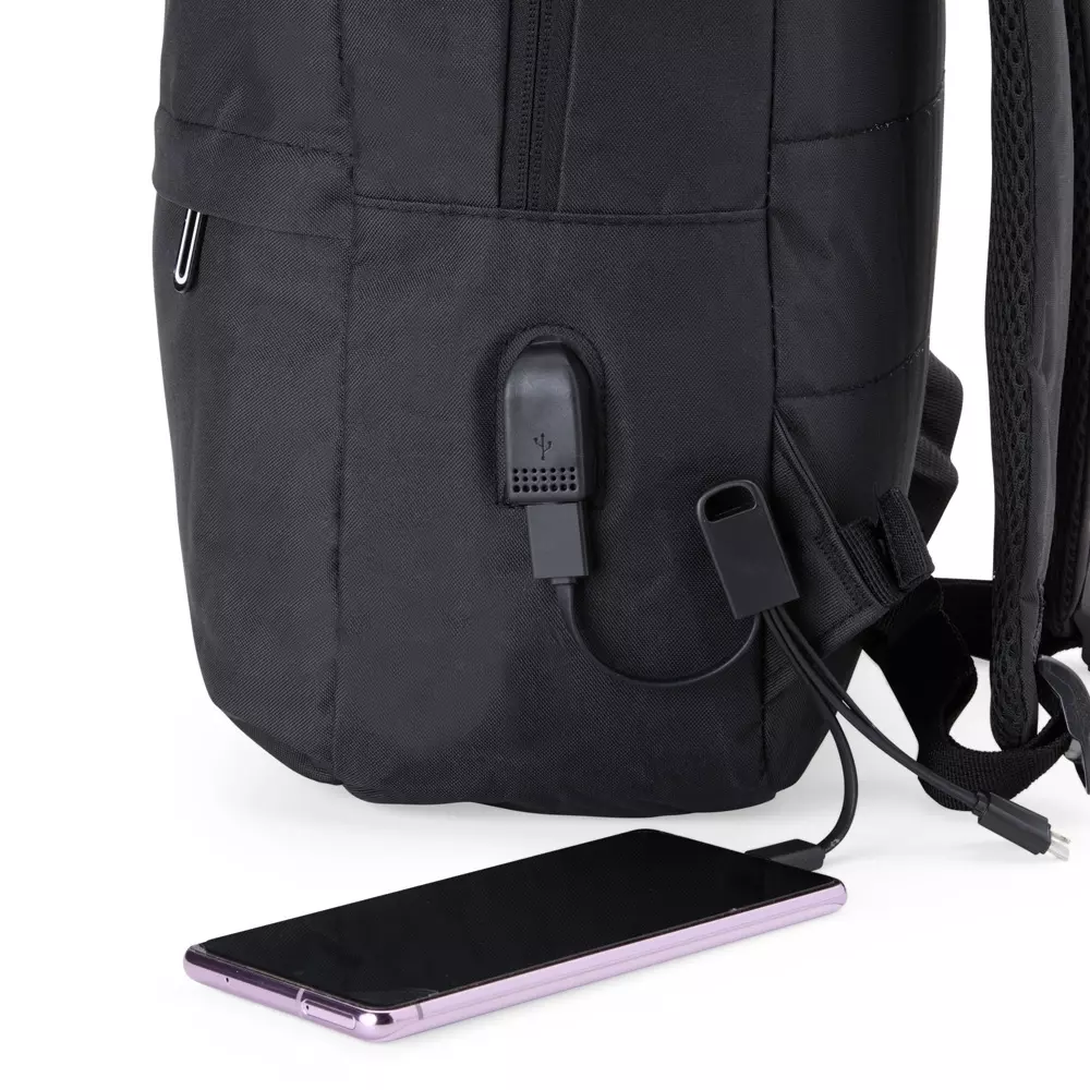 Mochila de Nylon USB 24L Personalizada 