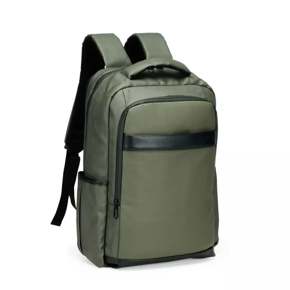 Mochila de Couro Sintético USB 26L Personalizada 