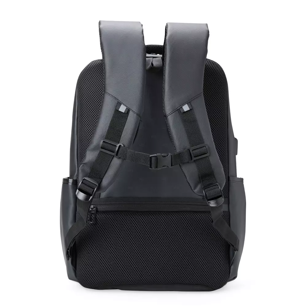 Mochila de Couro Sintético USB 26L Personalizada 