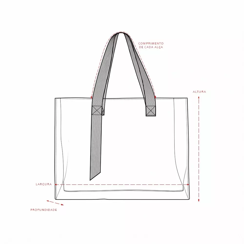 Sacola PVC Transparente Personalizada 