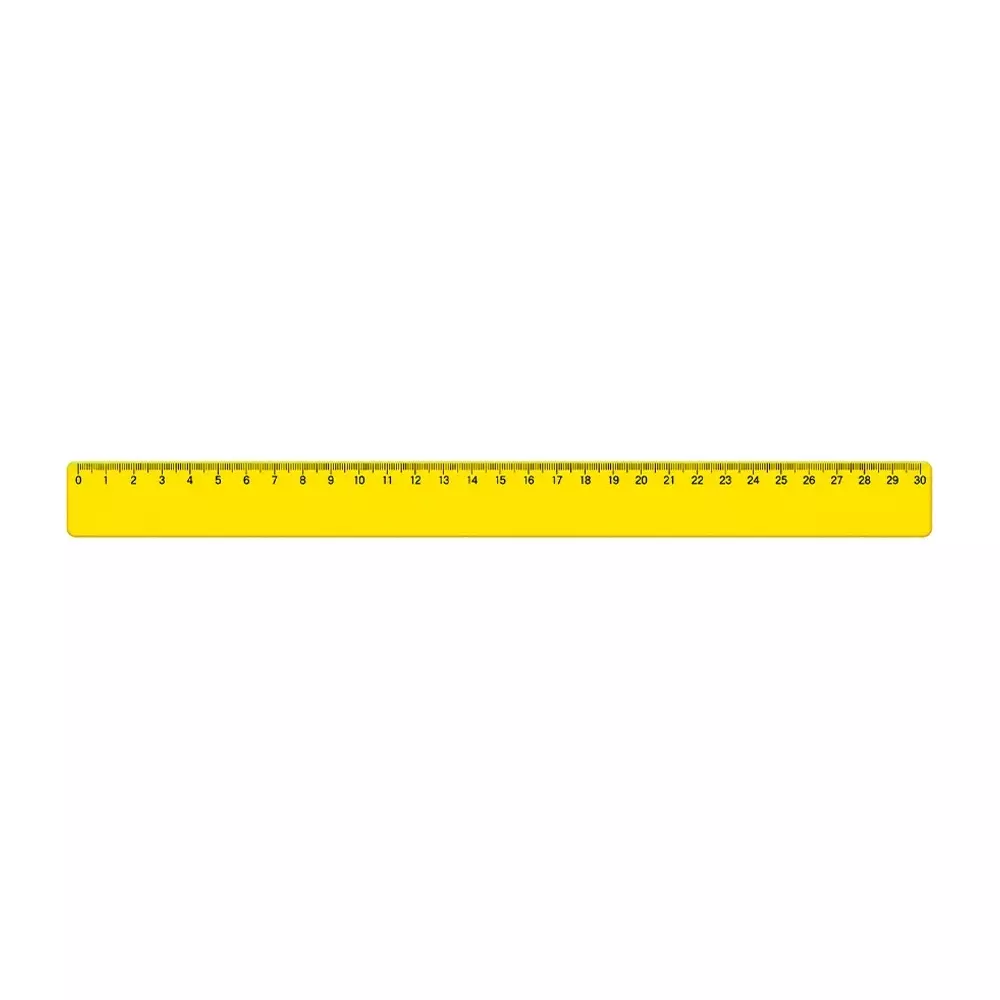 Régua Plástica 30cm Personalizada 