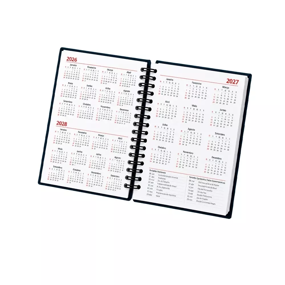 Agenda Diária 2027 Personalizada 