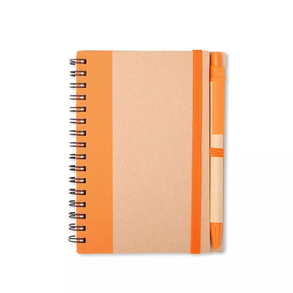 Caderno Ecológico com Caneta Personalizado 