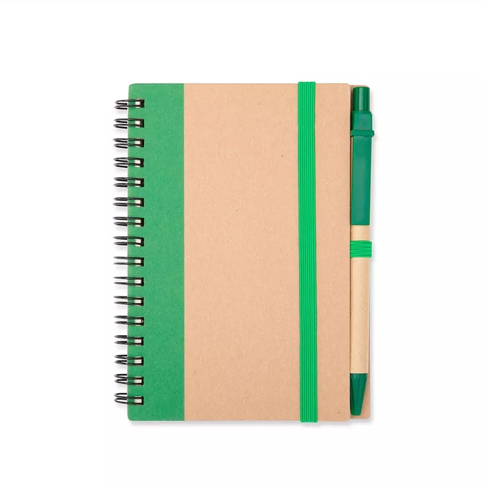 Caderno Ecológico com Caneta Personalizado 