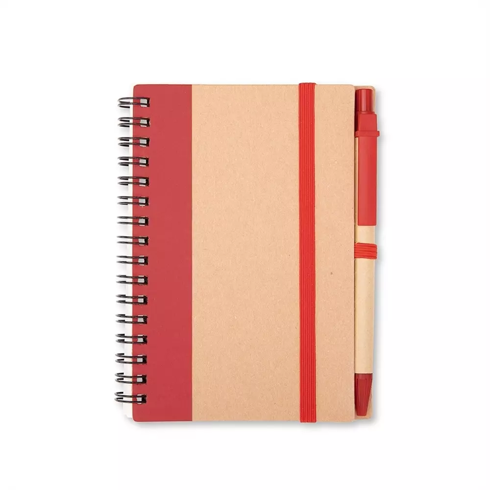 Caderno Ecológico com Caneta Personalizado 